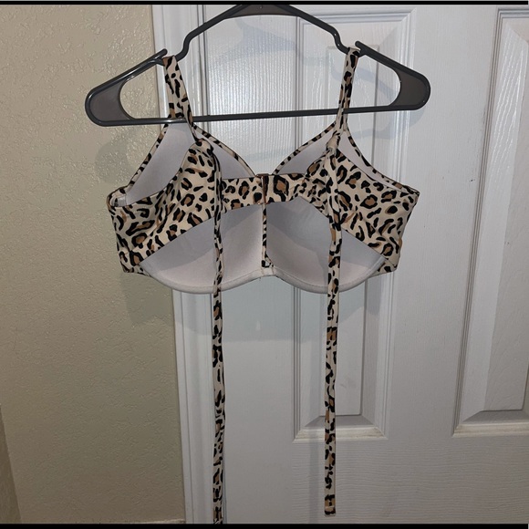 38DD Target Cheetah Bikini Top - Picture 4 of 4